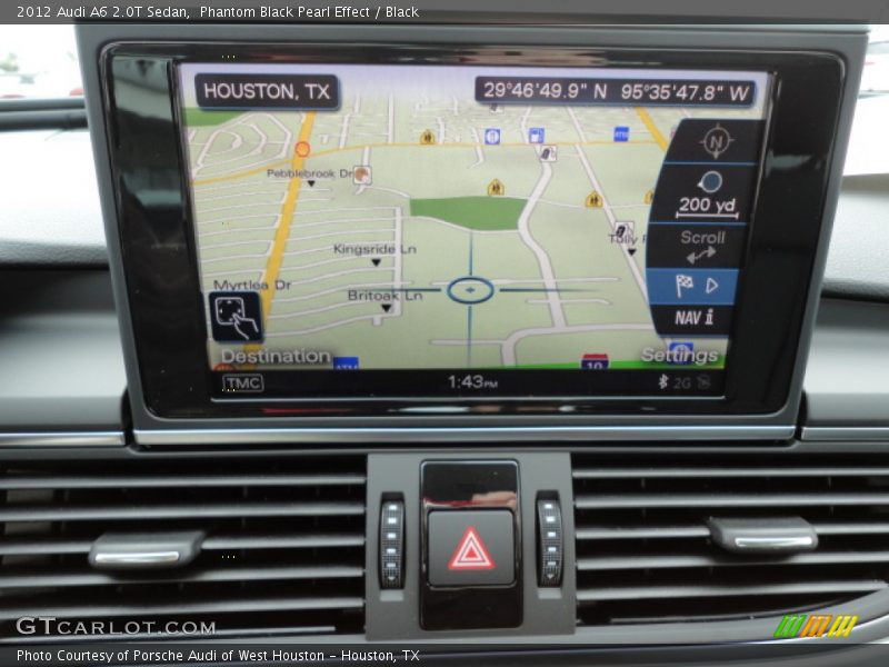 Phantom Black Pearl Effect / Black 2012 Audi A6 2.0T Sedan