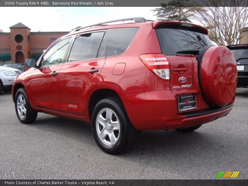Barcelona Red Metallic / Ash Gray 2009 Toyota RAV4 4WD