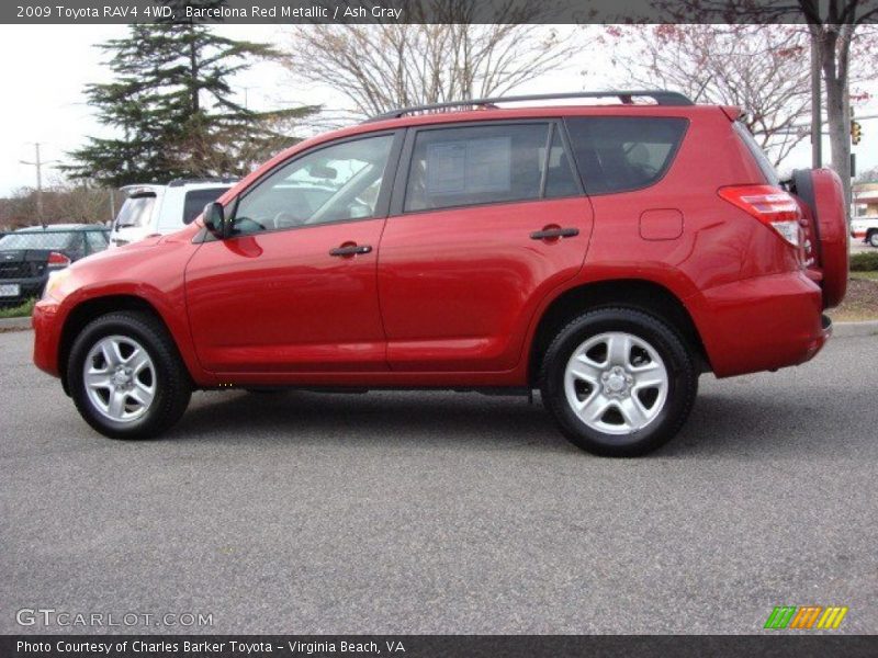 Barcelona Red Metallic / Ash Gray 2009 Toyota RAV4 4WD
