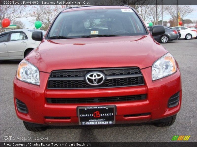 Barcelona Red Metallic / Ash Gray 2009 Toyota RAV4 4WD