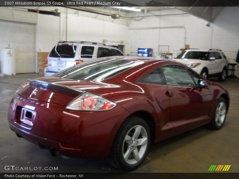 Ultra Red Pearl / Medium Gray 2007 Mitsubishi Eclipse GS Coupe