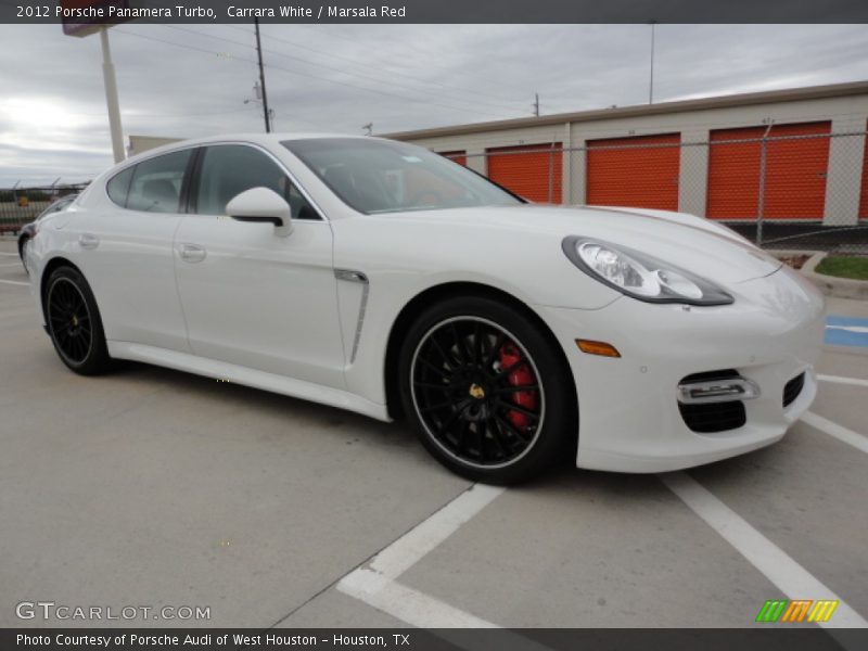  2012 Panamera Turbo Carrara White