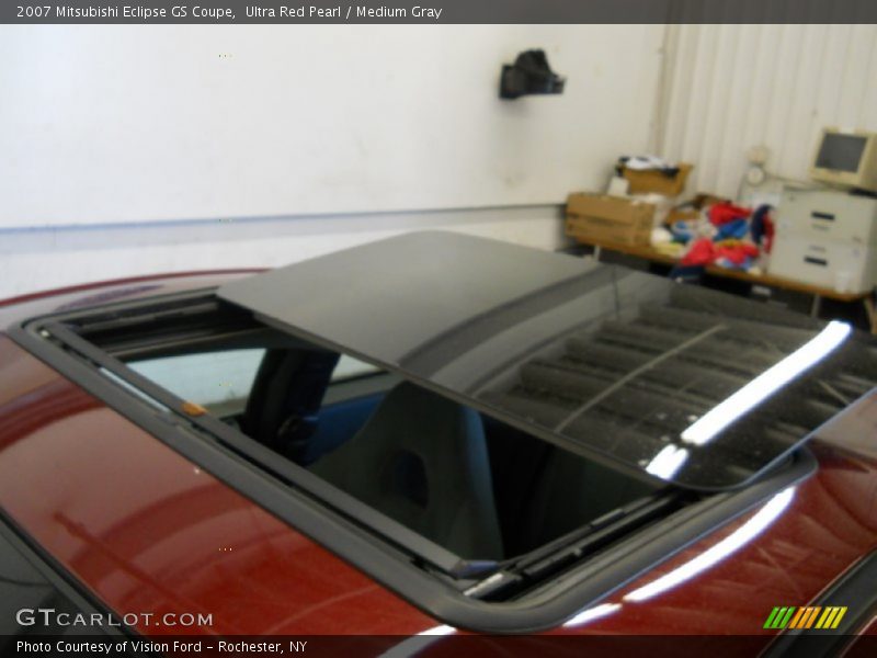 Ultra Red Pearl / Medium Gray 2007 Mitsubishi Eclipse GS Coupe