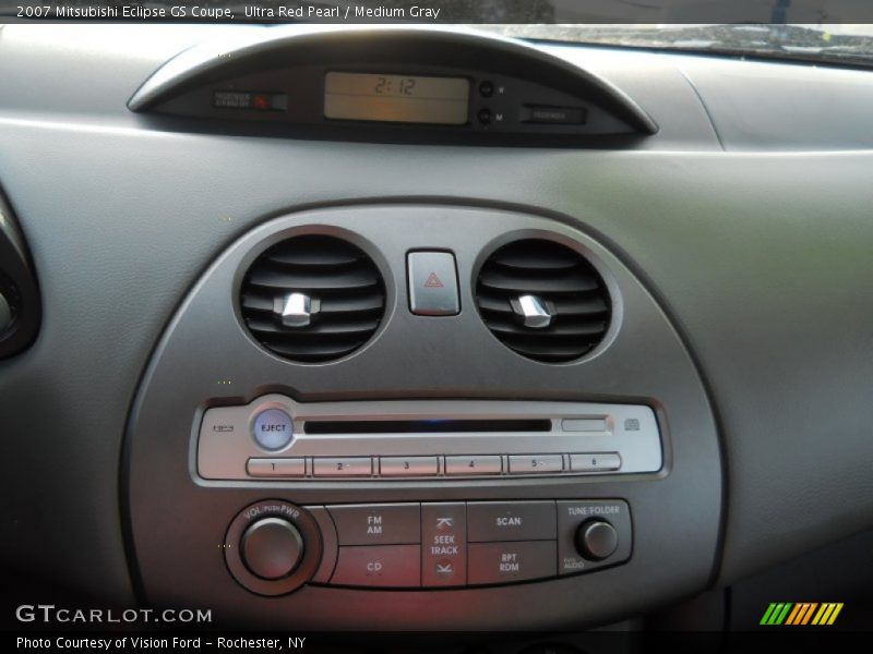 Ultra Red Pearl / Medium Gray 2007 Mitsubishi Eclipse GS Coupe