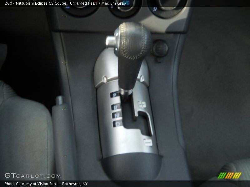 Ultra Red Pearl / Medium Gray 2007 Mitsubishi Eclipse GS Coupe