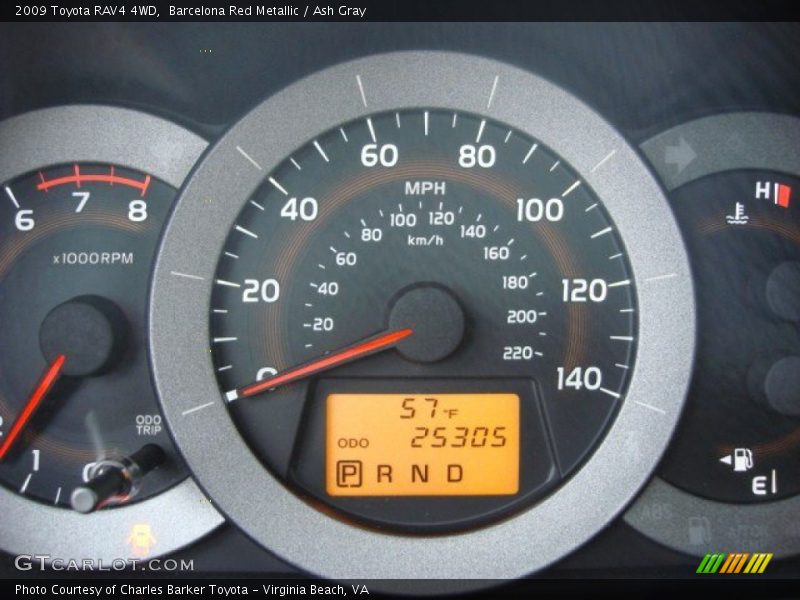 Barcelona Red Metallic / Ash Gray 2009 Toyota RAV4 4WD