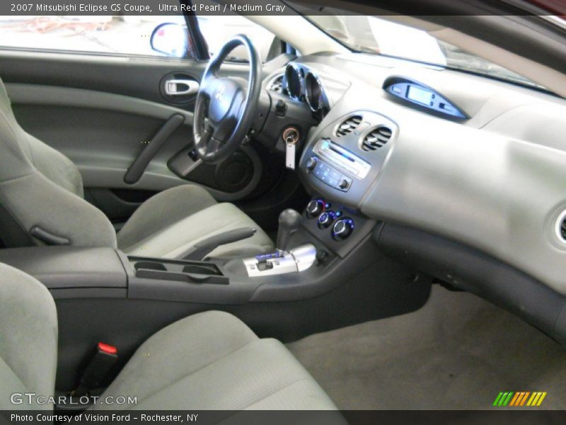 Ultra Red Pearl / Medium Gray 2007 Mitsubishi Eclipse GS Coupe