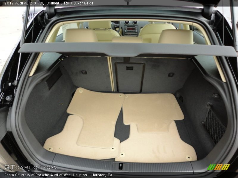 Brilliant Black / Luxor Beige 2012 Audi A3 2.0 TDI