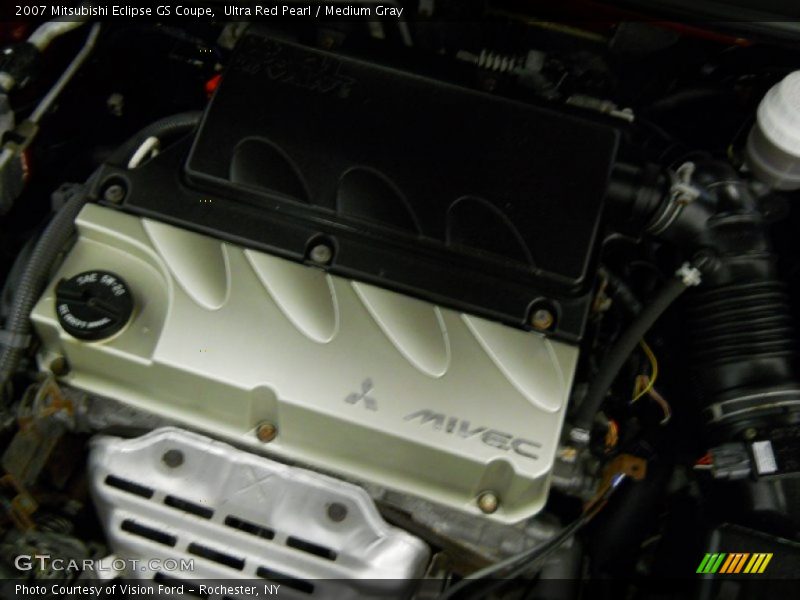 Ultra Red Pearl / Medium Gray 2007 Mitsubishi Eclipse GS Coupe