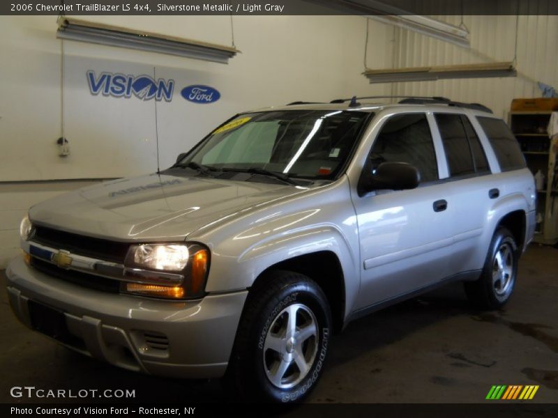 Silverstone Metallic / Light Gray 2006 Chevrolet TrailBlazer LS 4x4
