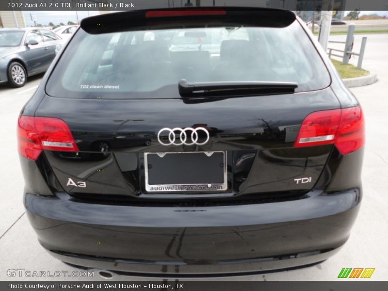 Brilliant Black / Black 2012 Audi A3 2.0 TDI