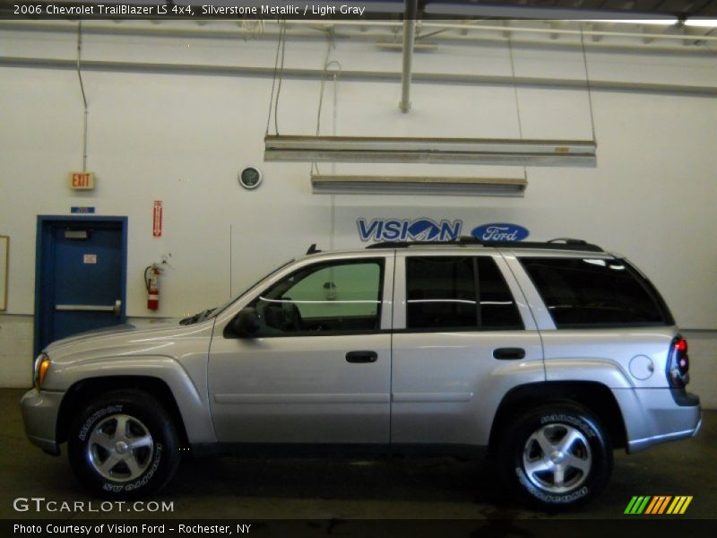 Silverstone Metallic / Light Gray 2006 Chevrolet TrailBlazer LS 4x4