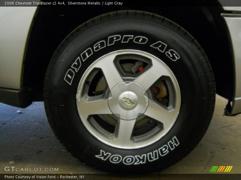 Silverstone Metallic / Light Gray 2006 Chevrolet TrailBlazer LS 4x4