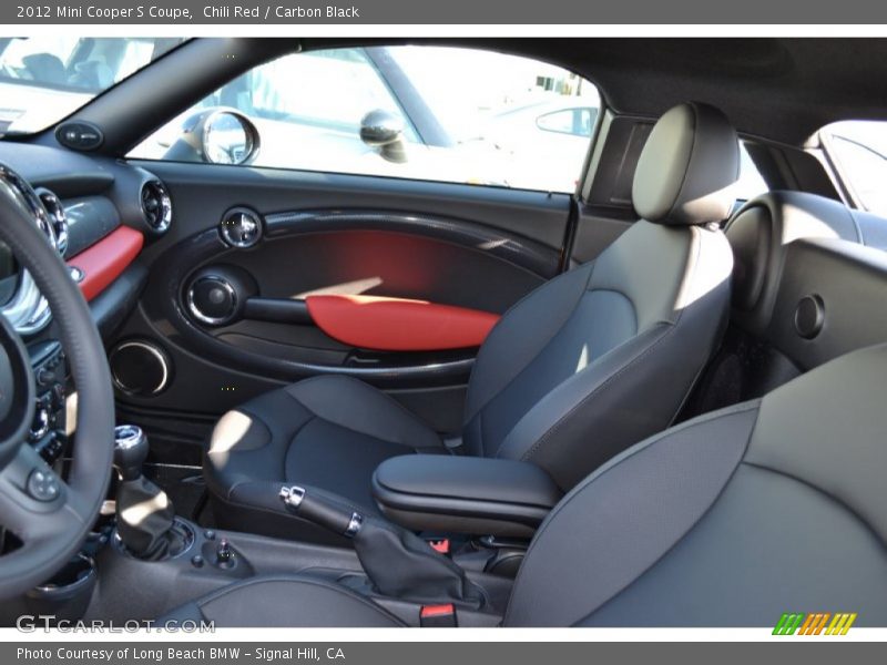 Chili Red / Carbon Black 2012 Mini Cooper S Coupe