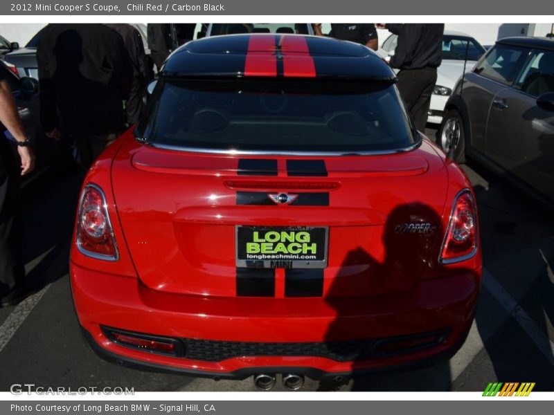 Chili Red / Carbon Black 2012 Mini Cooper S Coupe