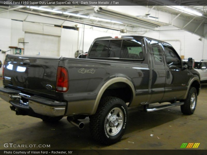 Dark Stone Metallic / Tan 2006 Ford F350 Super Duty Lariat SuperCab 4x4