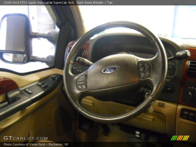 Dark Stone Metallic / Tan 2006 Ford F350 Super Duty Lariat SuperCab 4x4