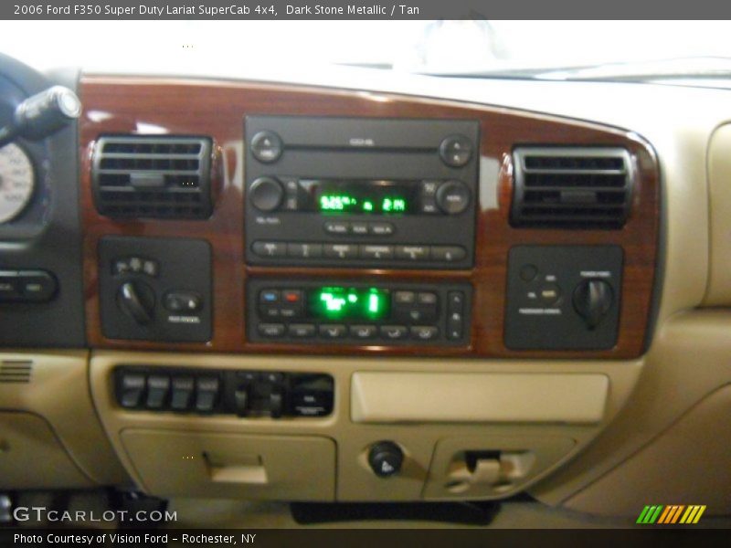 Dark Stone Metallic / Tan 2006 Ford F350 Super Duty Lariat SuperCab 4x4