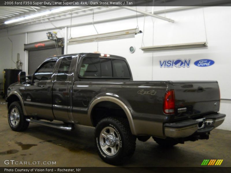 Dark Stone Metallic / Tan 2006 Ford F350 Super Duty Lariat SuperCab 4x4