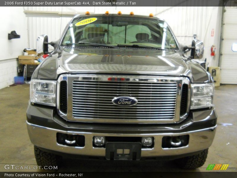Dark Stone Metallic / Tan 2006 Ford F350 Super Duty Lariat SuperCab 4x4