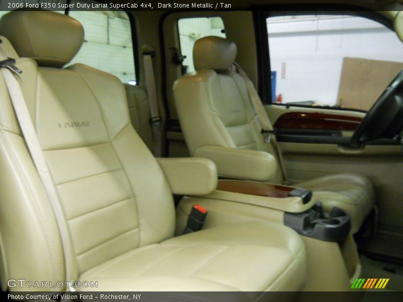 Dark Stone Metallic / Tan 2006 Ford F350 Super Duty Lariat SuperCab 4x4