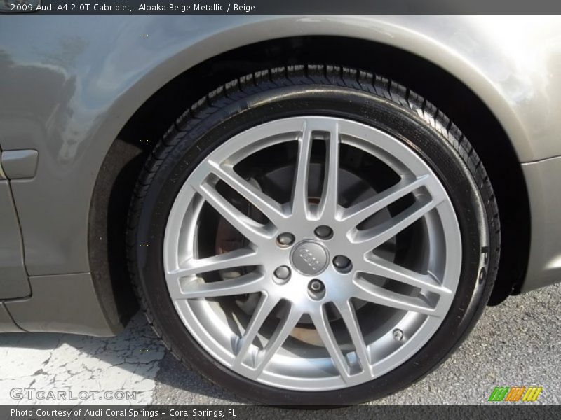  2009 A4 2.0T Cabriolet Wheel