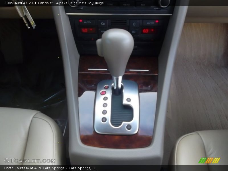  2009 A4 2.0T Cabriolet Multitronic CVT Automatic Shifter