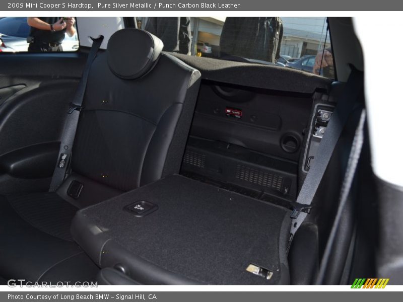 Pure Silver Metallic / Punch Carbon Black Leather 2009 Mini Cooper S Hardtop