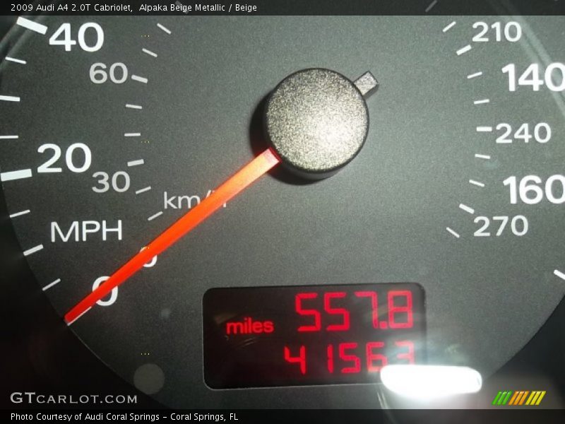 Alpaka Beige Metallic / Beige 2009 Audi A4 2.0T Cabriolet