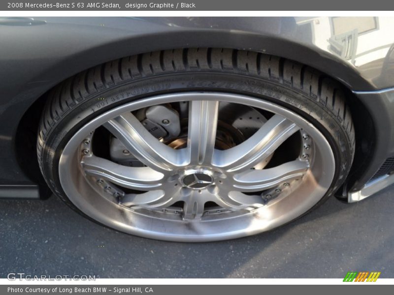 designo Graphite / Black 2008 Mercedes-Benz S 63 AMG Sedan