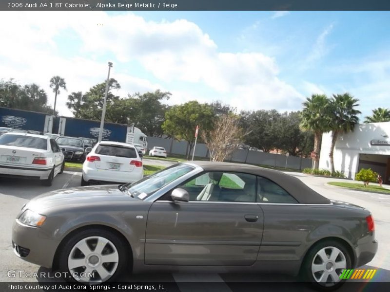 Alpaka Beige Metallic / Beige 2006 Audi A4 1.8T Cabriolet