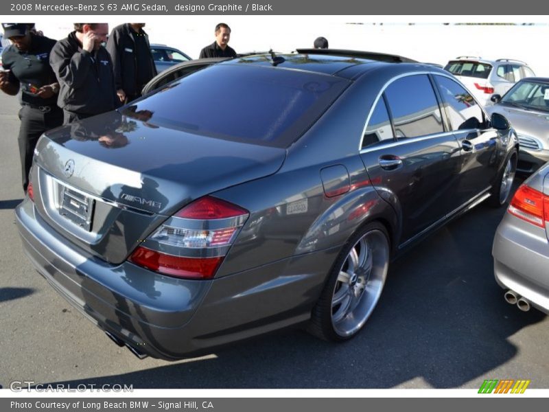 designo Graphite / Black 2008 Mercedes-Benz S 63 AMG Sedan