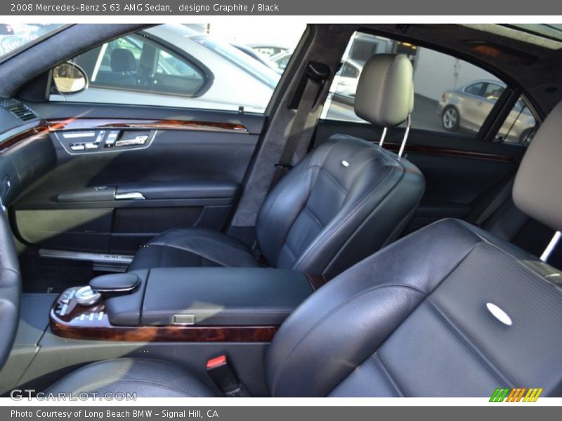 designo Graphite / Black 2008 Mercedes-Benz S 63 AMG Sedan