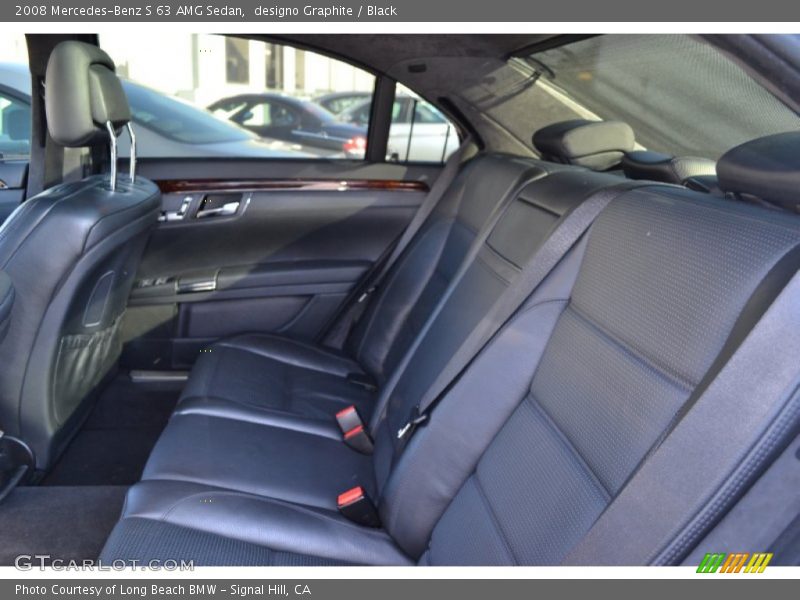designo Graphite / Black 2008 Mercedes-Benz S 63 AMG Sedan