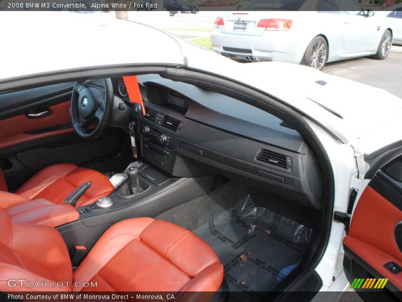  2008 M3 Convertible Fox Red Interior