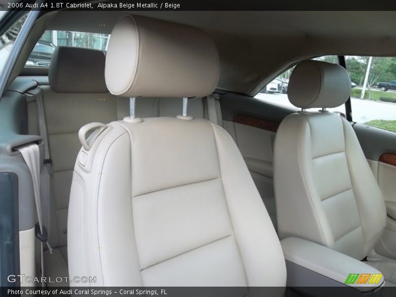 Alpaka Beige Metallic / Beige 2006 Audi A4 1.8T Cabriolet