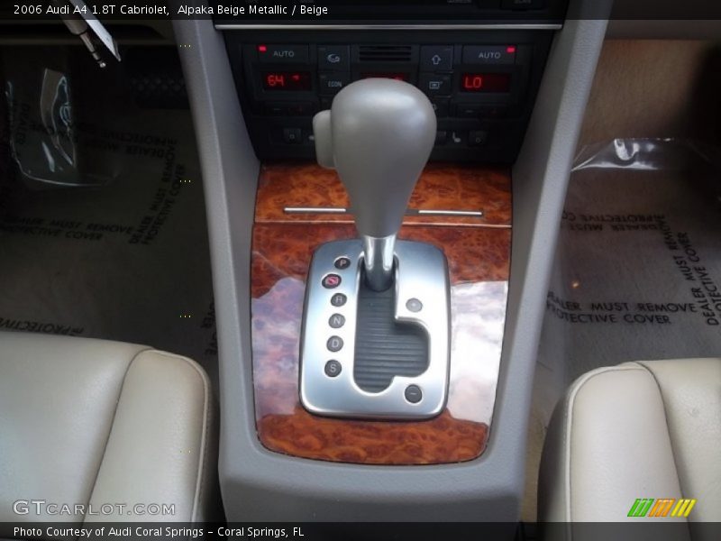 Alpaka Beige Metallic / Beige 2006 Audi A4 1.8T Cabriolet