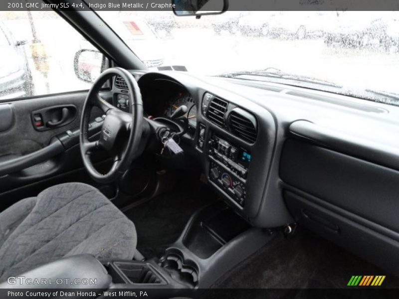 Indigo Blue Metallic / Graphite 2001 GMC Jimmy SLS 4x4