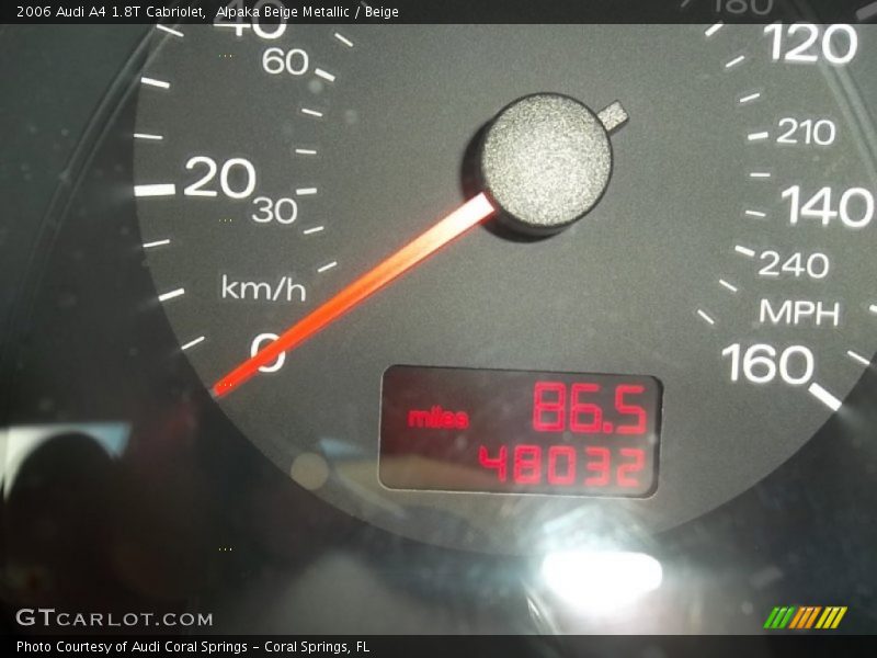 Alpaka Beige Metallic / Beige 2006 Audi A4 1.8T Cabriolet
