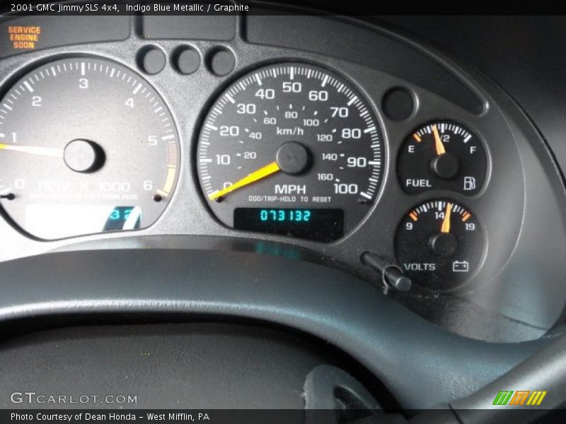  2001 Jimmy SLS 4x4 SLS 4x4 Gauges