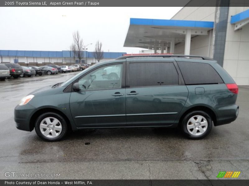 Aspen Green Pearl / Taupe 2005 Toyota Sienna LE