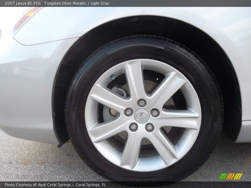 Tungsten Silver Metallic / Light Gray 2007 Lexus ES 350