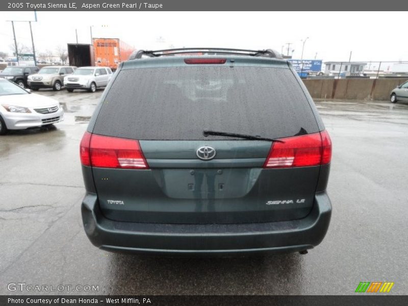 Aspen Green Pearl / Taupe 2005 Toyota Sienna LE