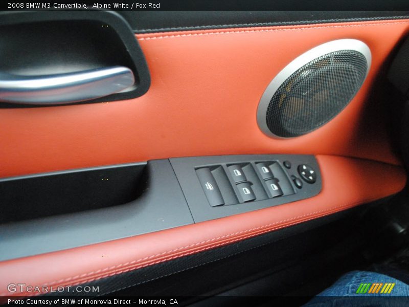 Alpine White / Fox Red 2008 BMW M3 Convertible