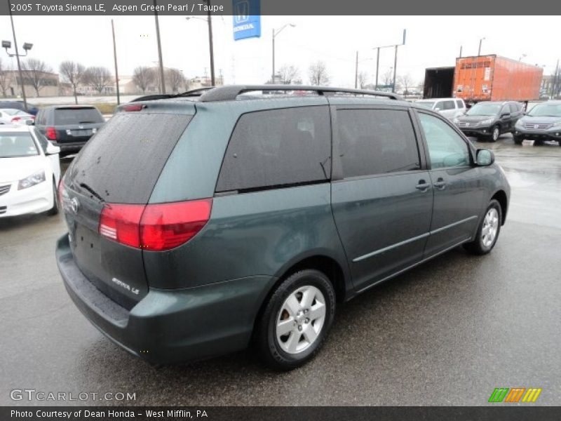 Aspen Green Pearl / Taupe 2005 Toyota Sienna LE
