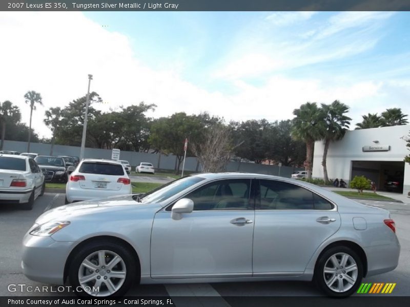 Tungsten Silver Metallic / Light Gray 2007 Lexus ES 350