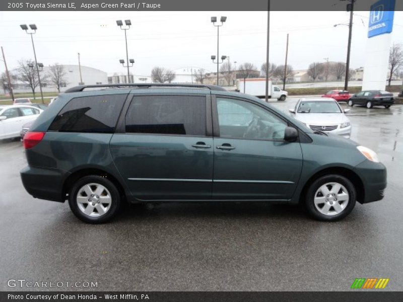 Aspen Green Pearl / Taupe 2005 Toyota Sienna LE