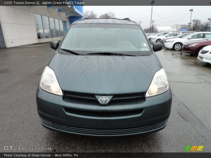 Aspen Green Pearl / Taupe 2005 Toyota Sienna LE