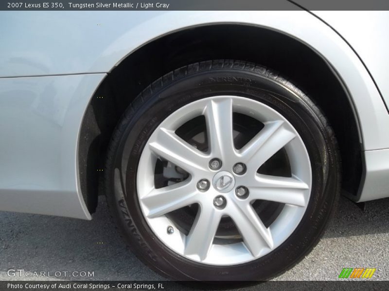 Tungsten Silver Metallic / Light Gray 2007 Lexus ES 350