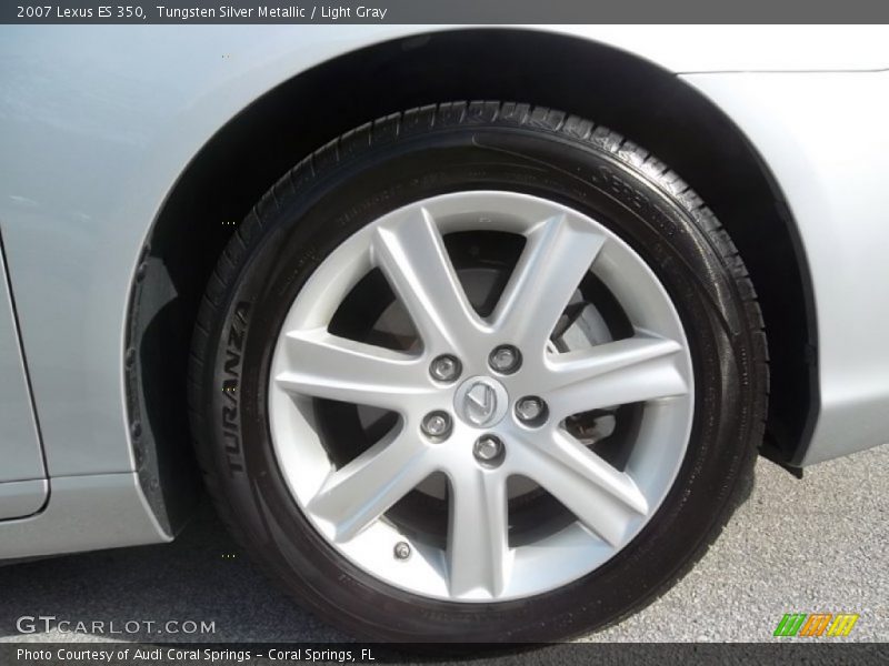 Tungsten Silver Metallic / Light Gray 2007 Lexus ES 350